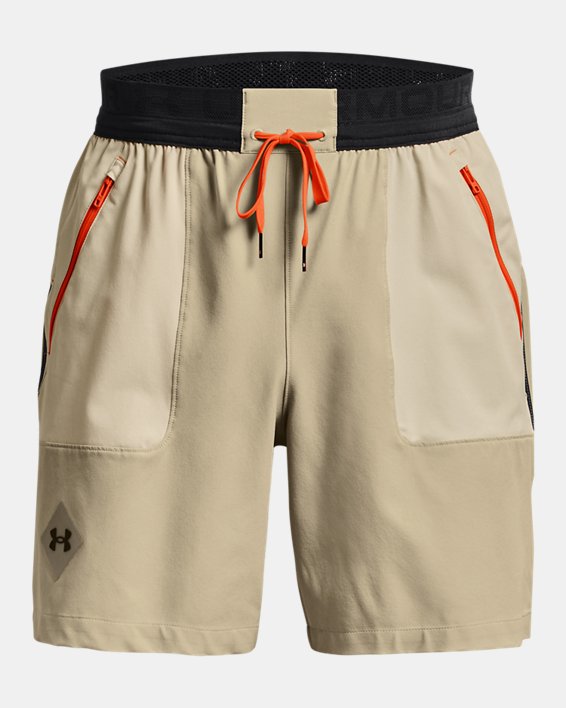 Men's UA Terrain Woven Shorts in Brown image number 6